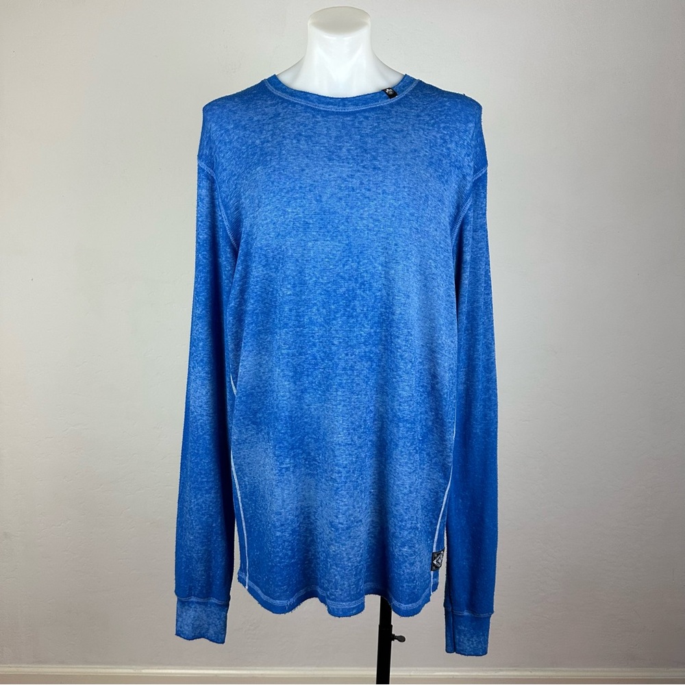 Affliction Y2K Men's Extra Long Shirt in Blue